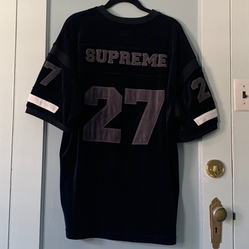 Supreme Velour Jersey Black